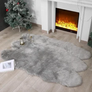 Faux Fur Rug 4x6 Ft